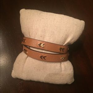 Leather wrap bracelet
